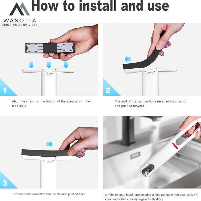 Portable Self Sqeeze Mini Mop